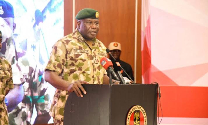 Crush terrorists to ground without mercy, COAS tells Nigerian soldiers Crush terrorists to ground without mercy, COAS tells Nigerian soldiers